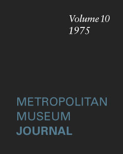 "An Elusive Shape within the Fisted Hands of Egyptian Statues": Metropolitan Museum Journal, v. 10 (1975)