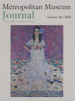 "A Technical Study of John Singer Sargent's Portrait of Madame Pierre Gautreau": Metropolitan Museum Journal, v. 40 (2005)