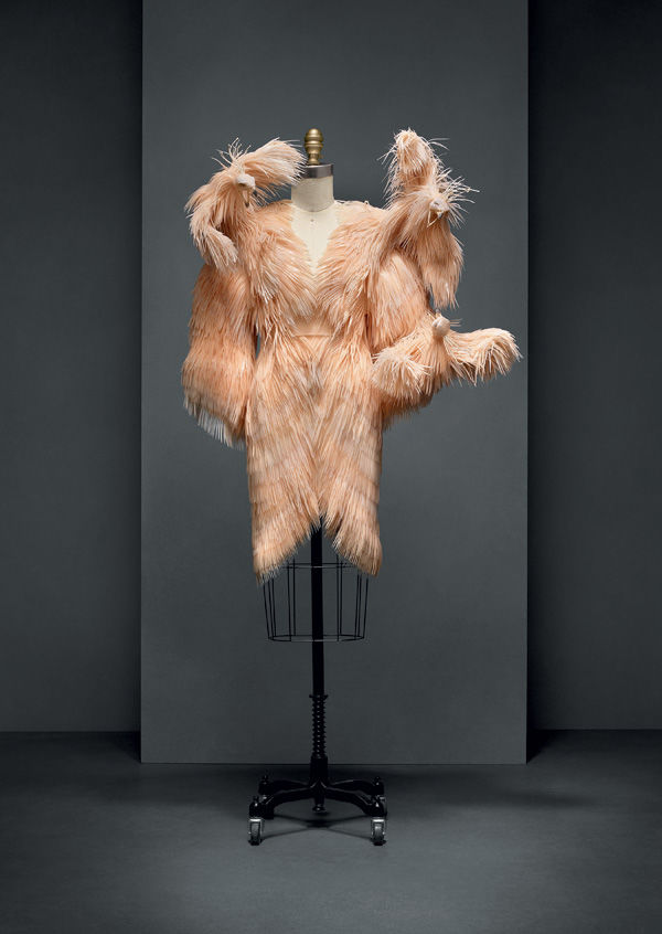 Iris van Herpen (Dutch, born 1984). Dress, autumn/winter 2013–14. haute couture. Dutch. Silicone, cotton. The Metropolitan Museum of Art, New York. Photo © Nicholas Alan Cope
