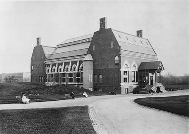 The Metropolitan Museum of Art's first building in Central Park, facing northwest