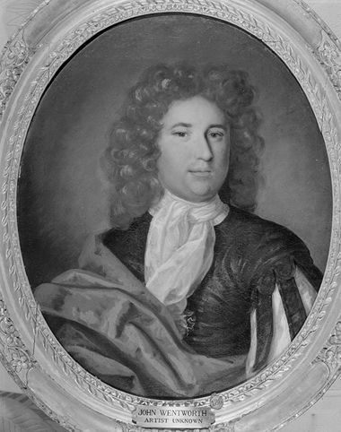 Black and white image of a portrait of Portrait of John Wentworth