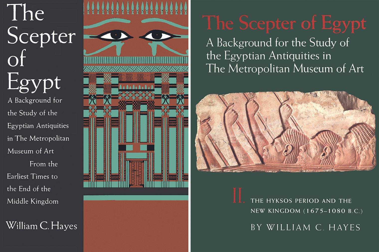 The covers of two books, The Scepter of Egypt part one and The Scepter of Egypt part 2.