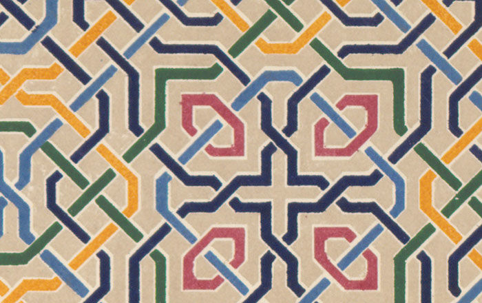 Francis Bedford (British, London 1816–1894), image from The Grammar of Ornament, Plate XLIII (detail)