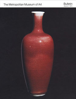 "Highlights of Chinese Ceramics": The Metropolitan Museum of Art Bulletin, v. 33, no. 3 (Fall, 1975)