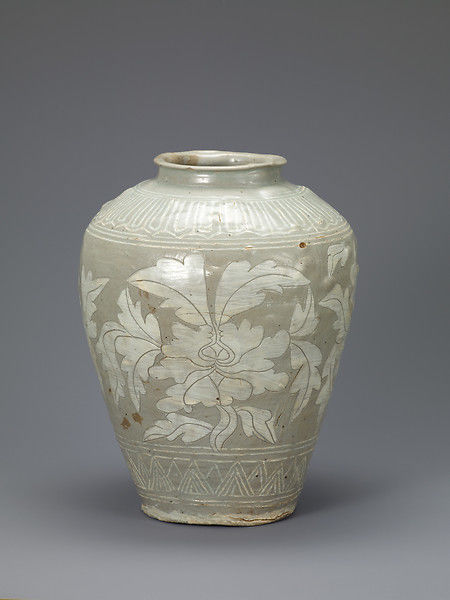 Jar with Decoration of Peonies