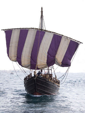 The Phoenicia, a replica Phoenician ship. © Jennie Hill