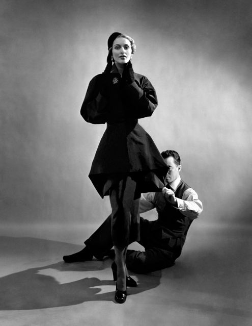 Charles James with Model, 1948