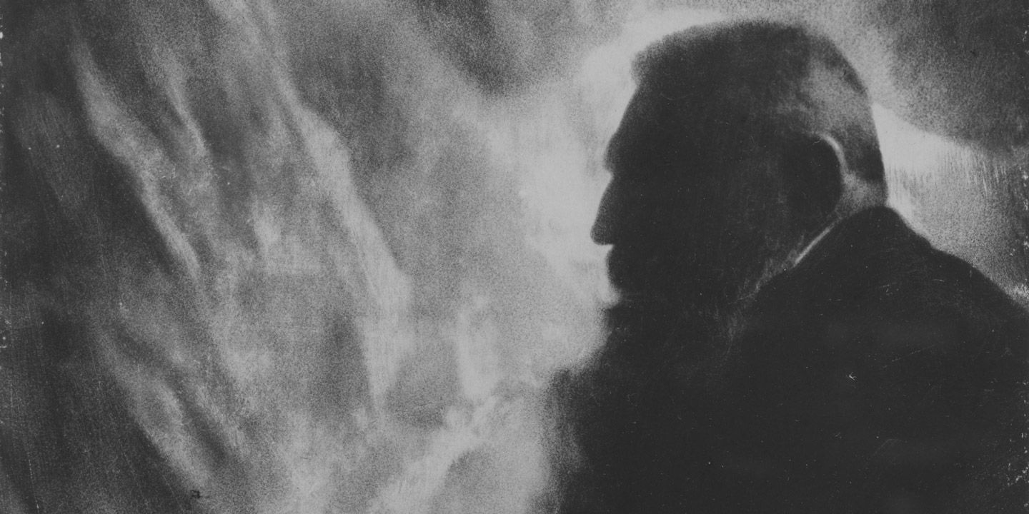 A photograph of Auguste Rodin by Edward Steichen