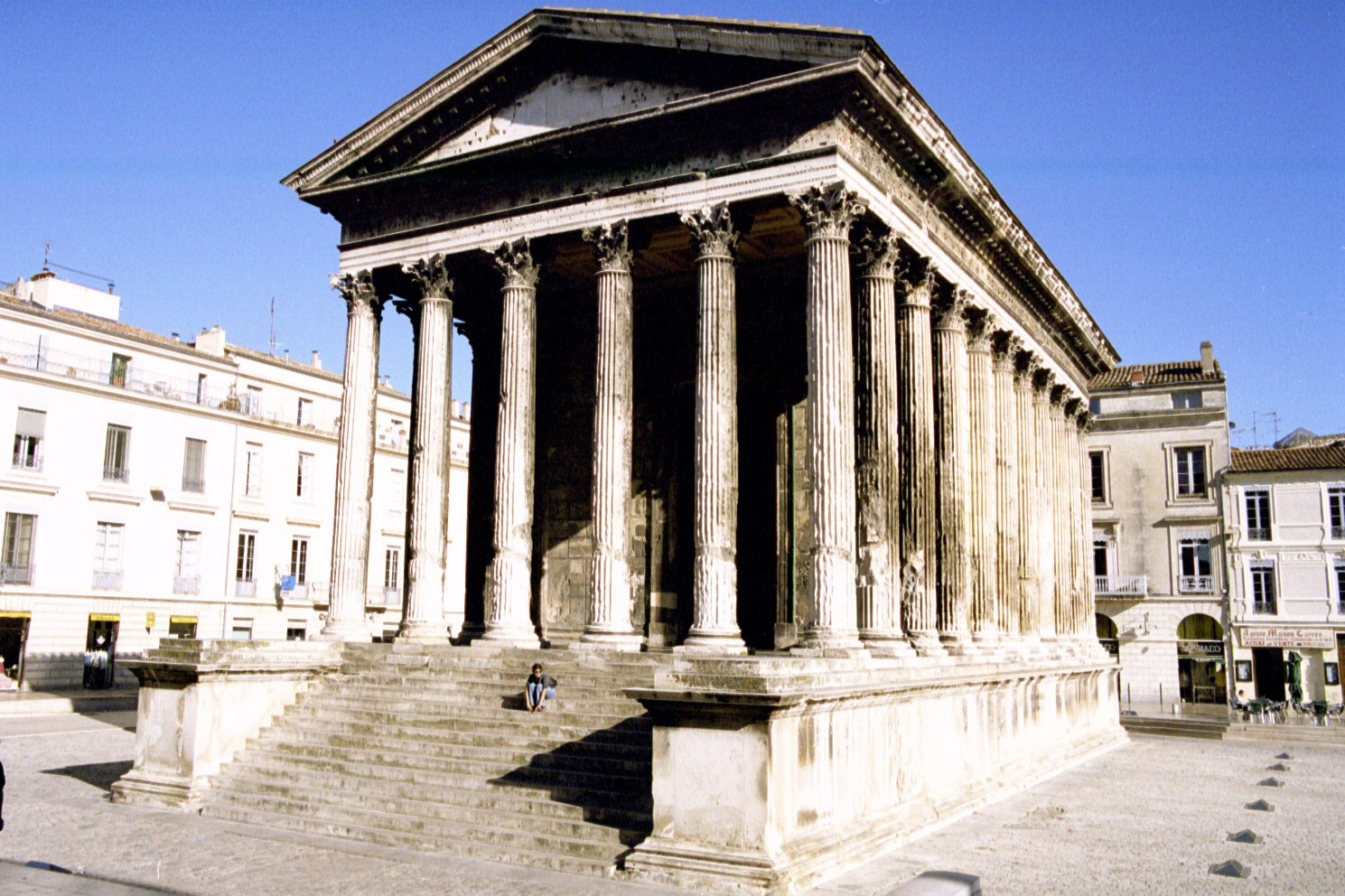 maison carree at nimes. called the Maison Carrée,