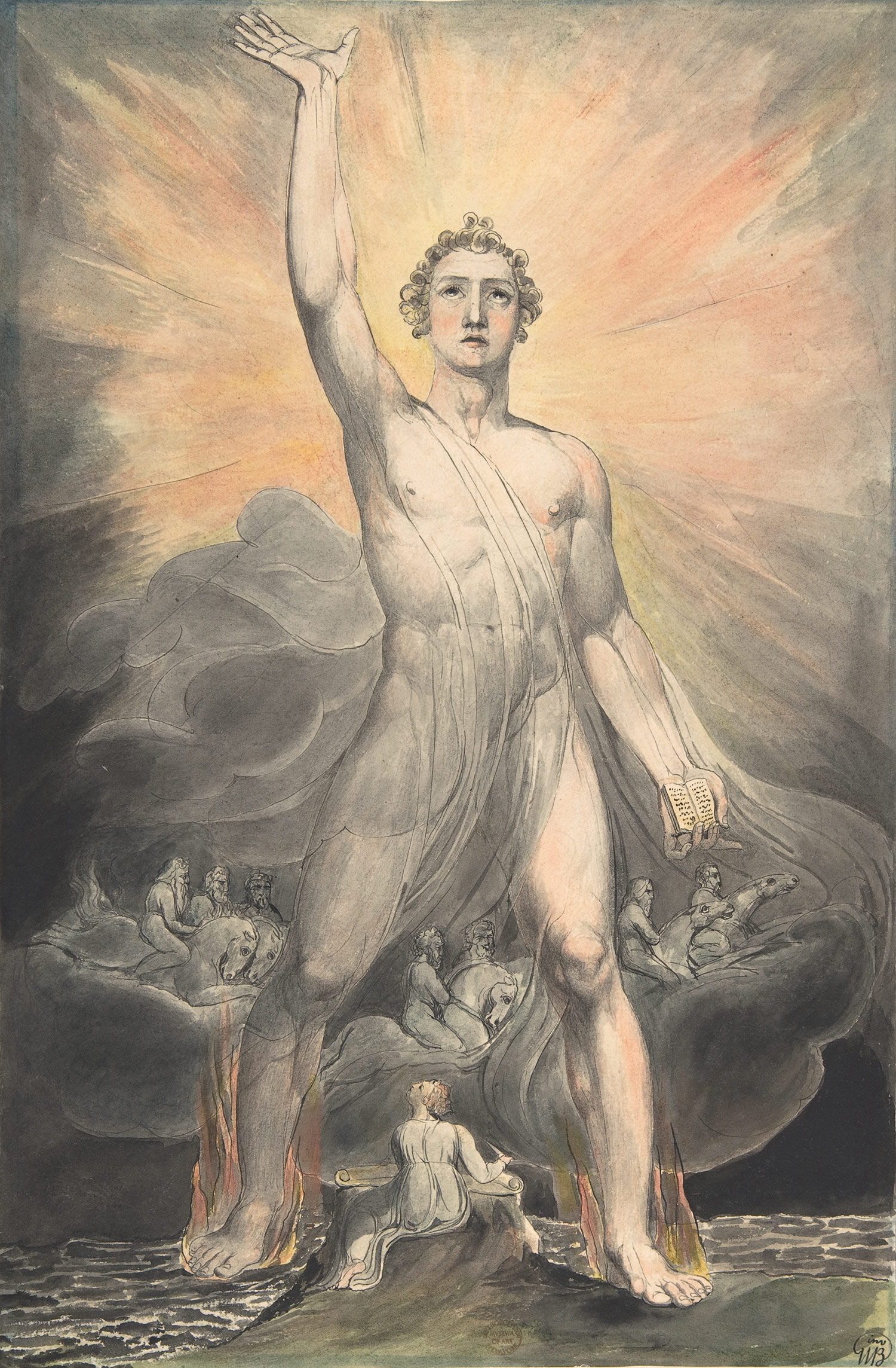 Angel of the Revelation ca 1803 5 William Blake British 1757 1827 