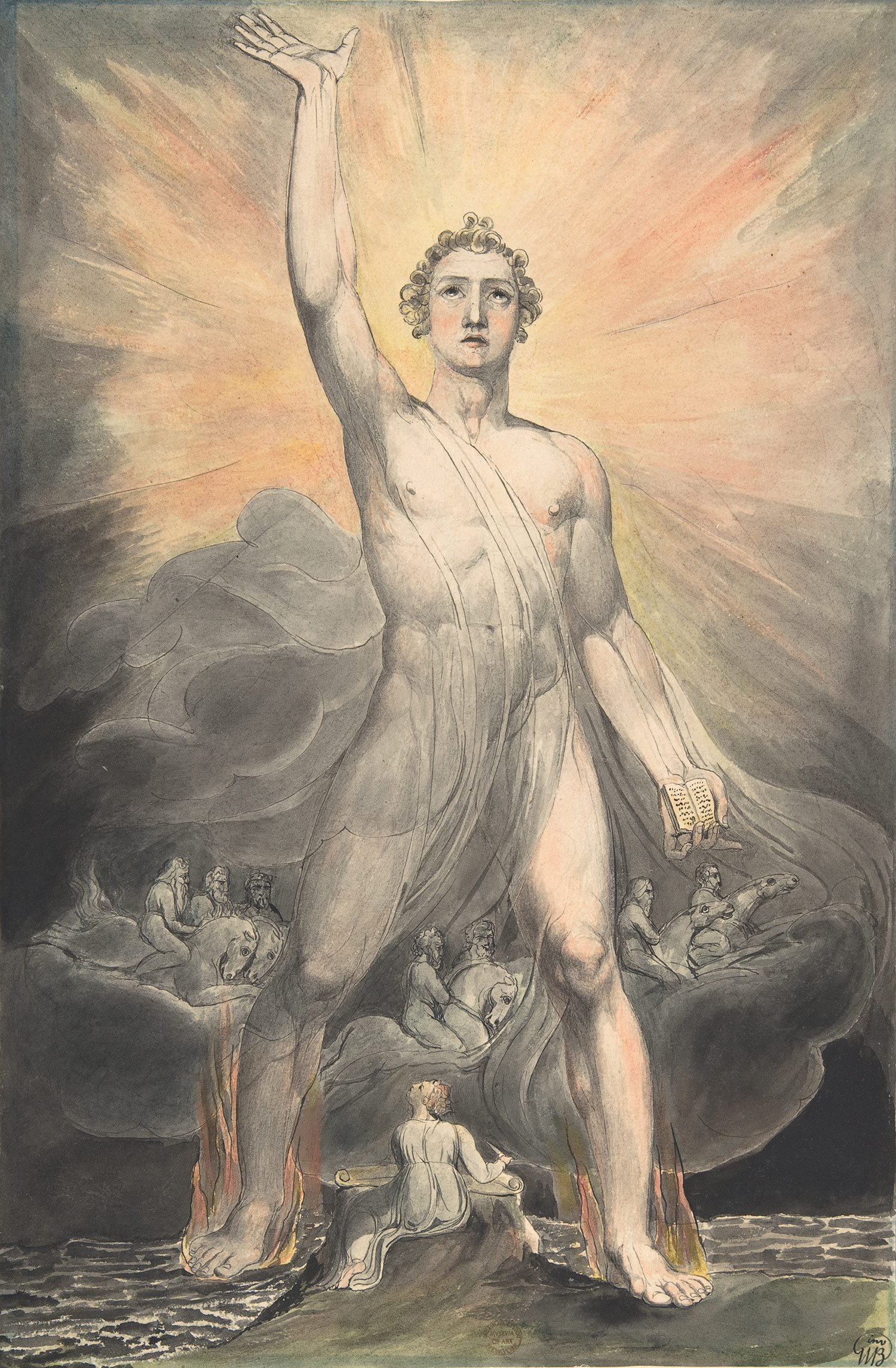 Angel of the Revelation ca 1803 5 William Blake British 1757 1827