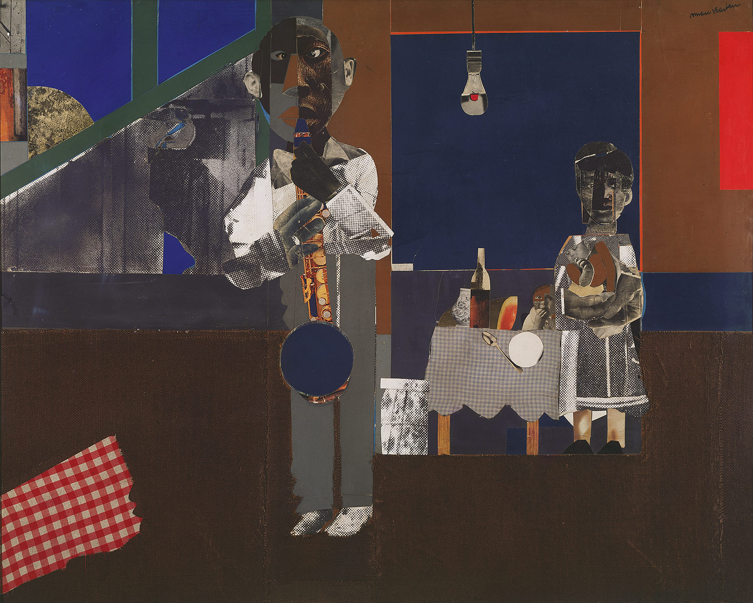 Bearden The Block. Romare Bearden (American