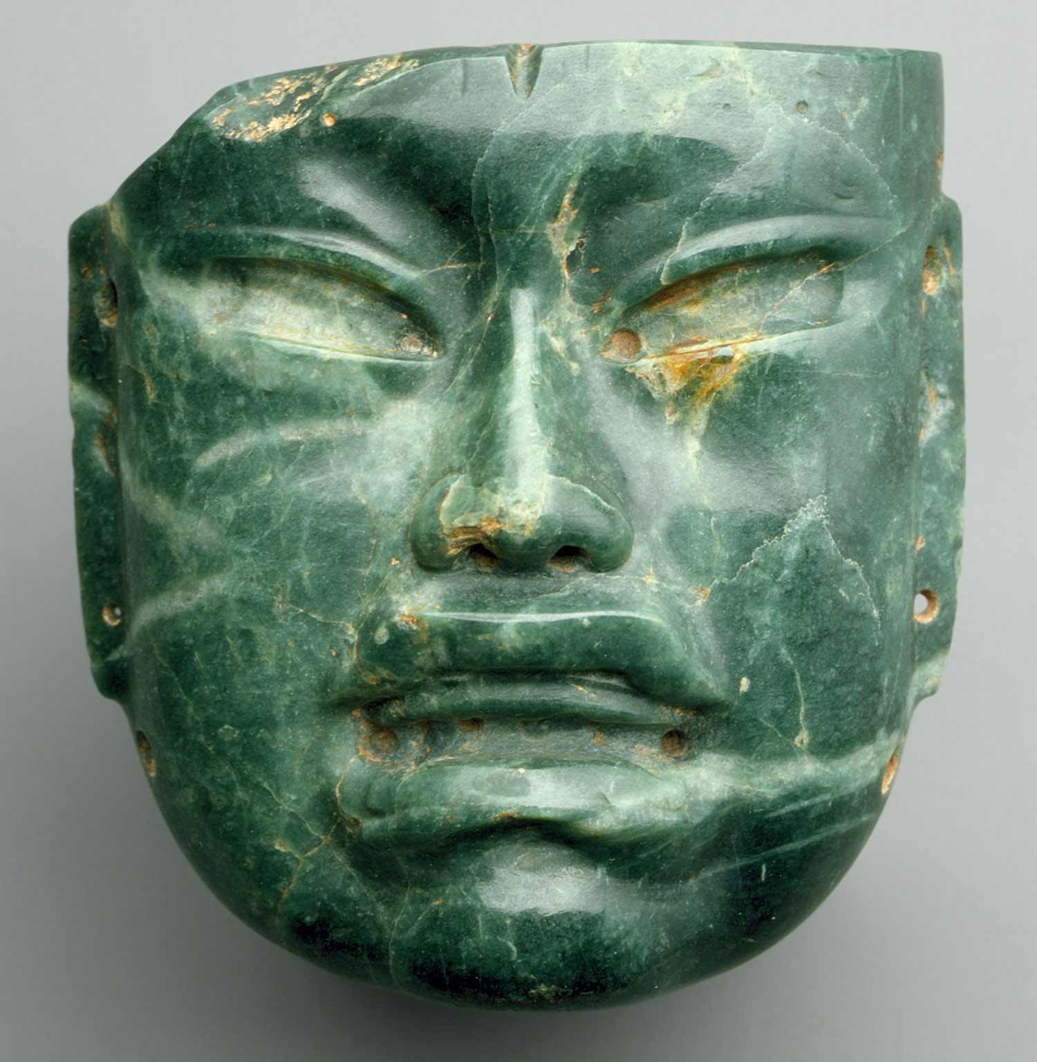 olmec jade masks