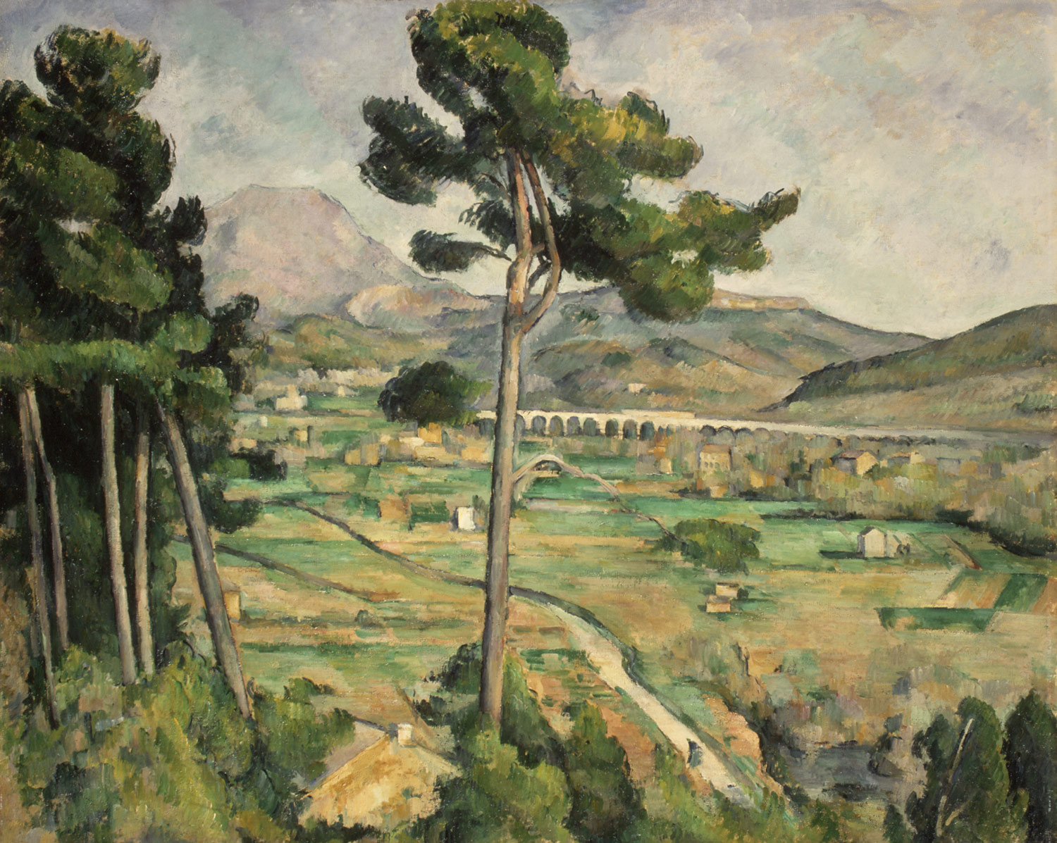 Mont Sainte-Victoire and the Viaduct of the Arc River Valley, 1882–85. Paul 