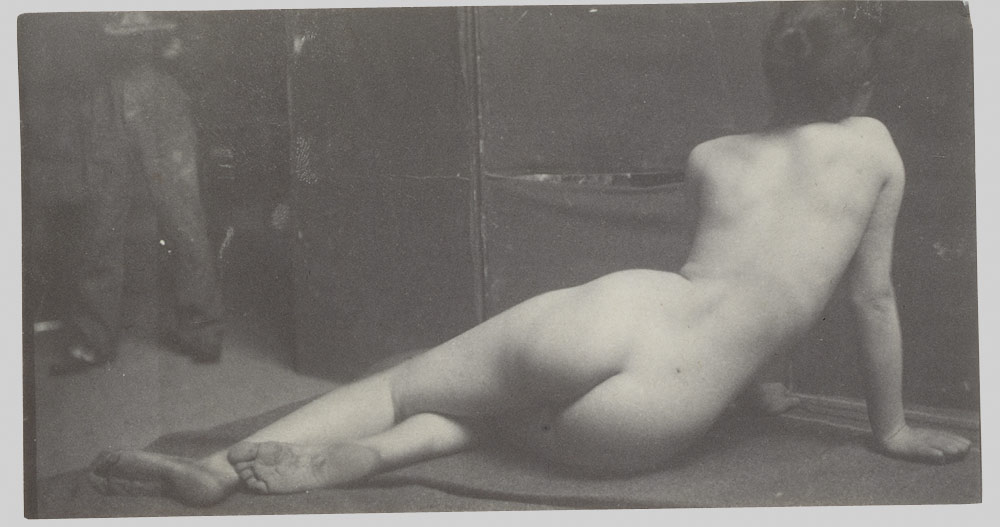 Female Nude ca 1883 Thomas Eakins American 1844 1916 Platinum print