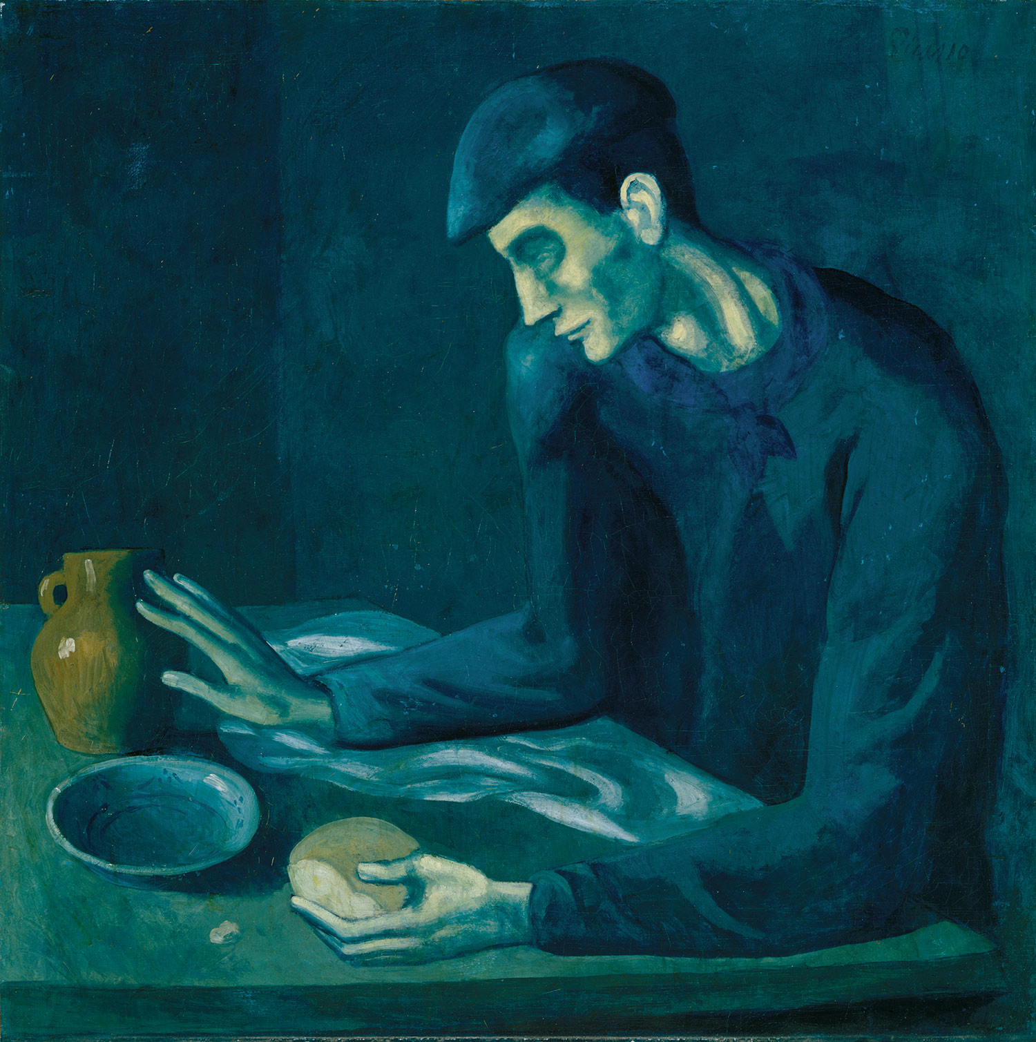 picasso blind man