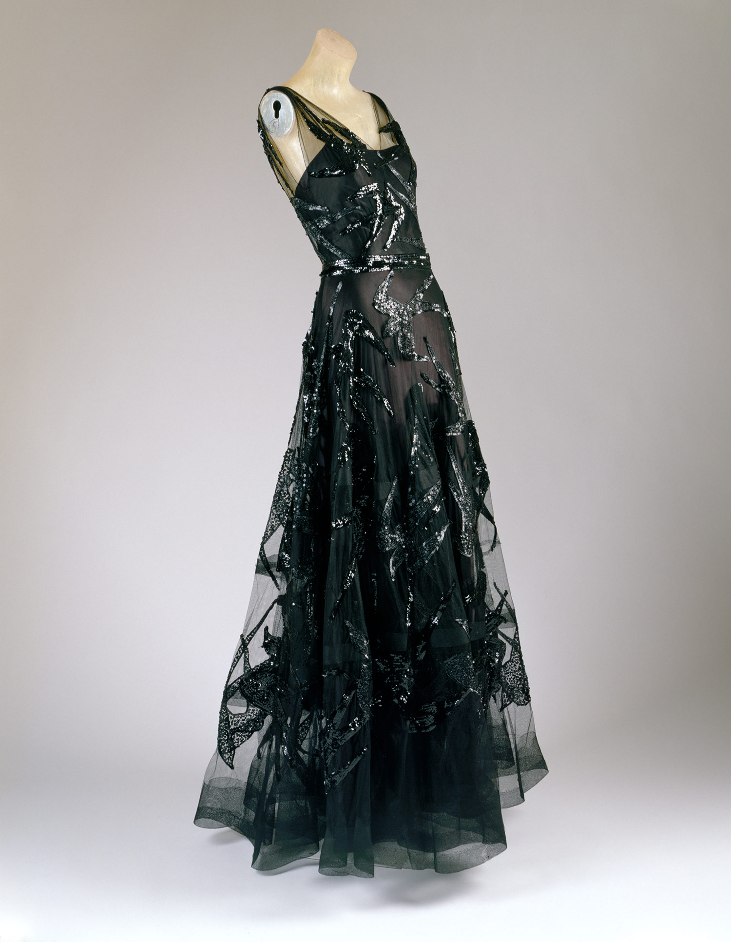 Black Birds on Madeleine Vionnet  Evening Dress  C I 46 4 4a C    Heilbrunn Timeline