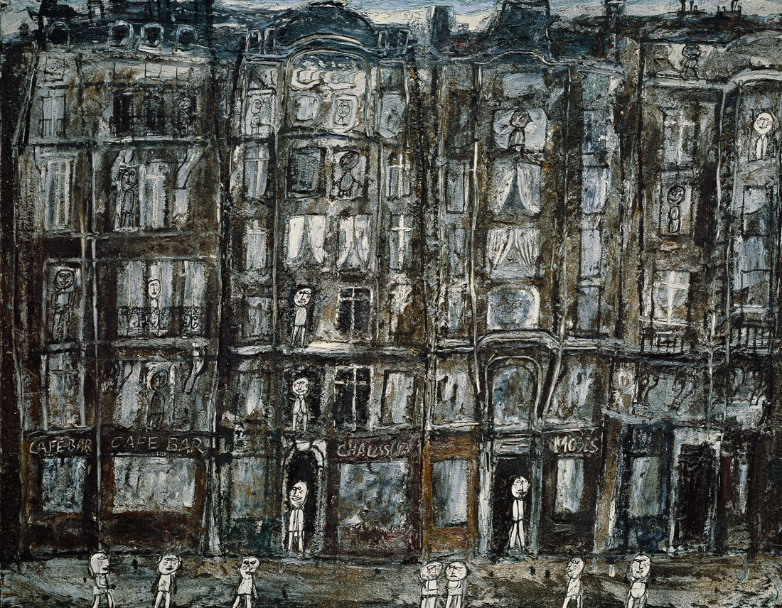 Apartment Houses apartment houses, paris | jean dubuffet | 1996.403.15 | work of Apartment Houses apartment houses, paris | jean dubuffet | 1996.403.15 | work of