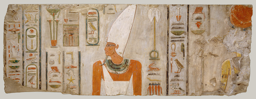 Relief of Nebhepetre Mentuhotep II and the Goddess Hathor