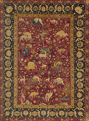 Silk Animal Carpet