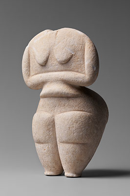 Marble female figure