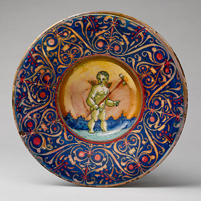 Italian maiolica picture