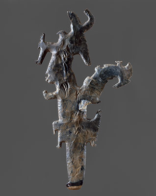 Scepter with Profile Figures