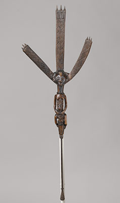 Ceremonial Bowstand: Female Figure