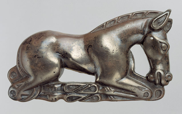 Belt Plaque in the Shape of a Crouching Horse