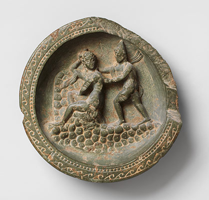 Dish with Apollo and Daphne
