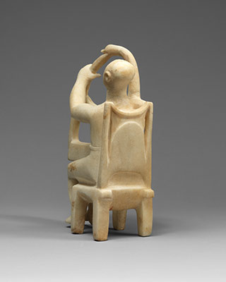 marble seated harp player work of art heilbrunn small essays in english