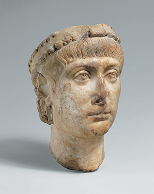 Head of Emperor Constans (r. 337-350)