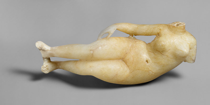Figure of a reclining woman