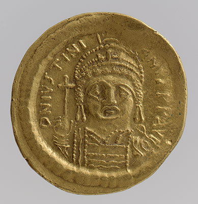 Gold Solidus of Justinian I (527–65)