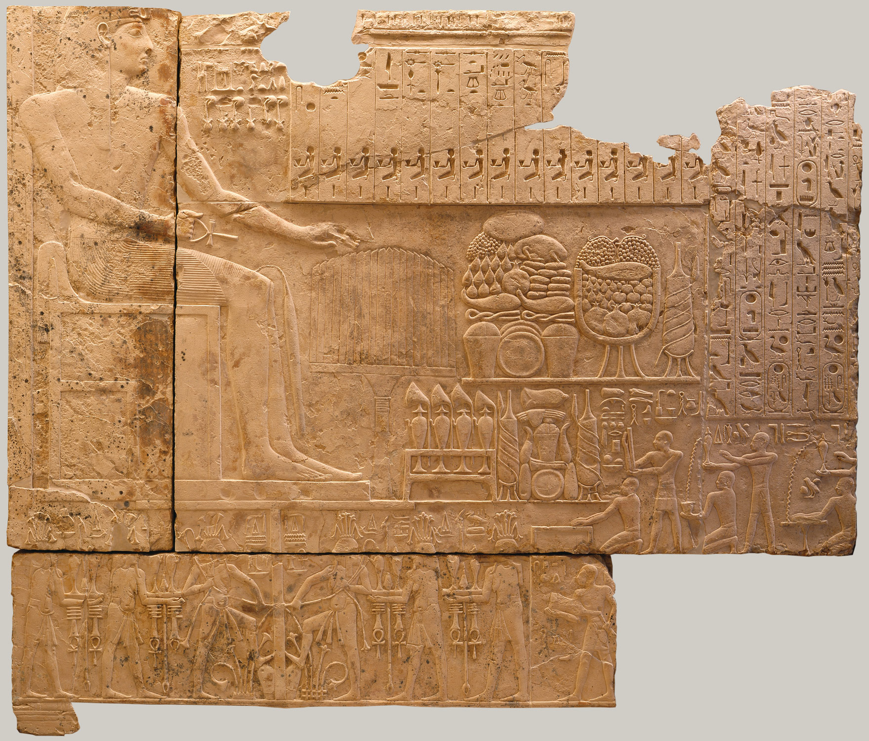 Relief on the North Wall of a Chapel of Ramesses I