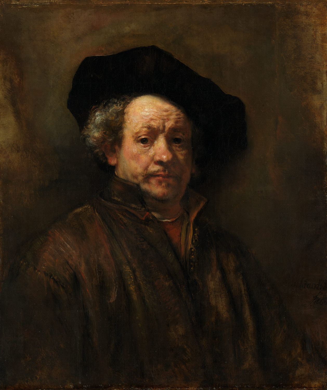 SelfPortrait 1660 Rembrandt Rembrandt van Rijn Dutch 1606 1669 