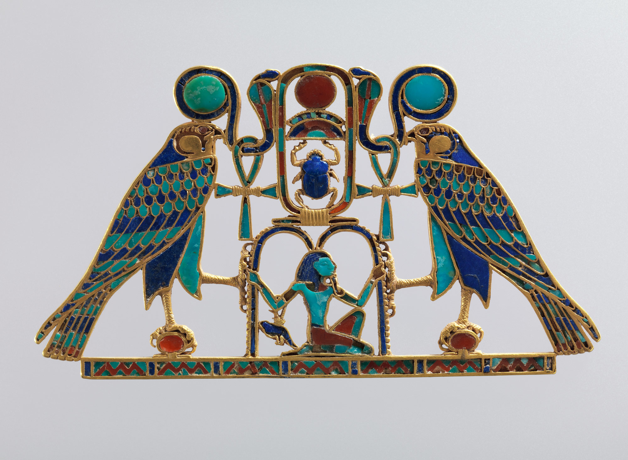 Pectoral and Necklace of Sithathoryunet with the Name of Senwosret II