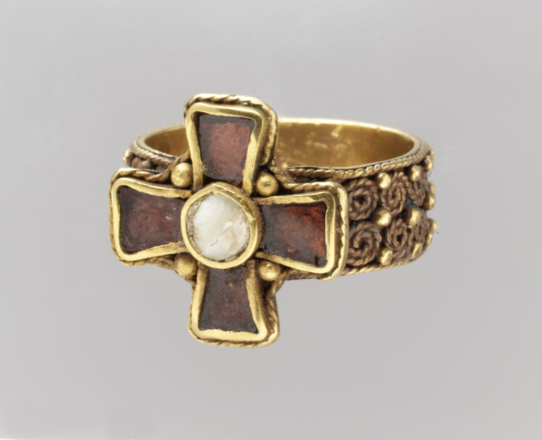 Finger Ring with a Cross