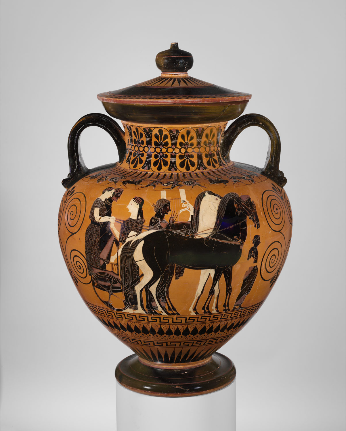 red and black figure pottery