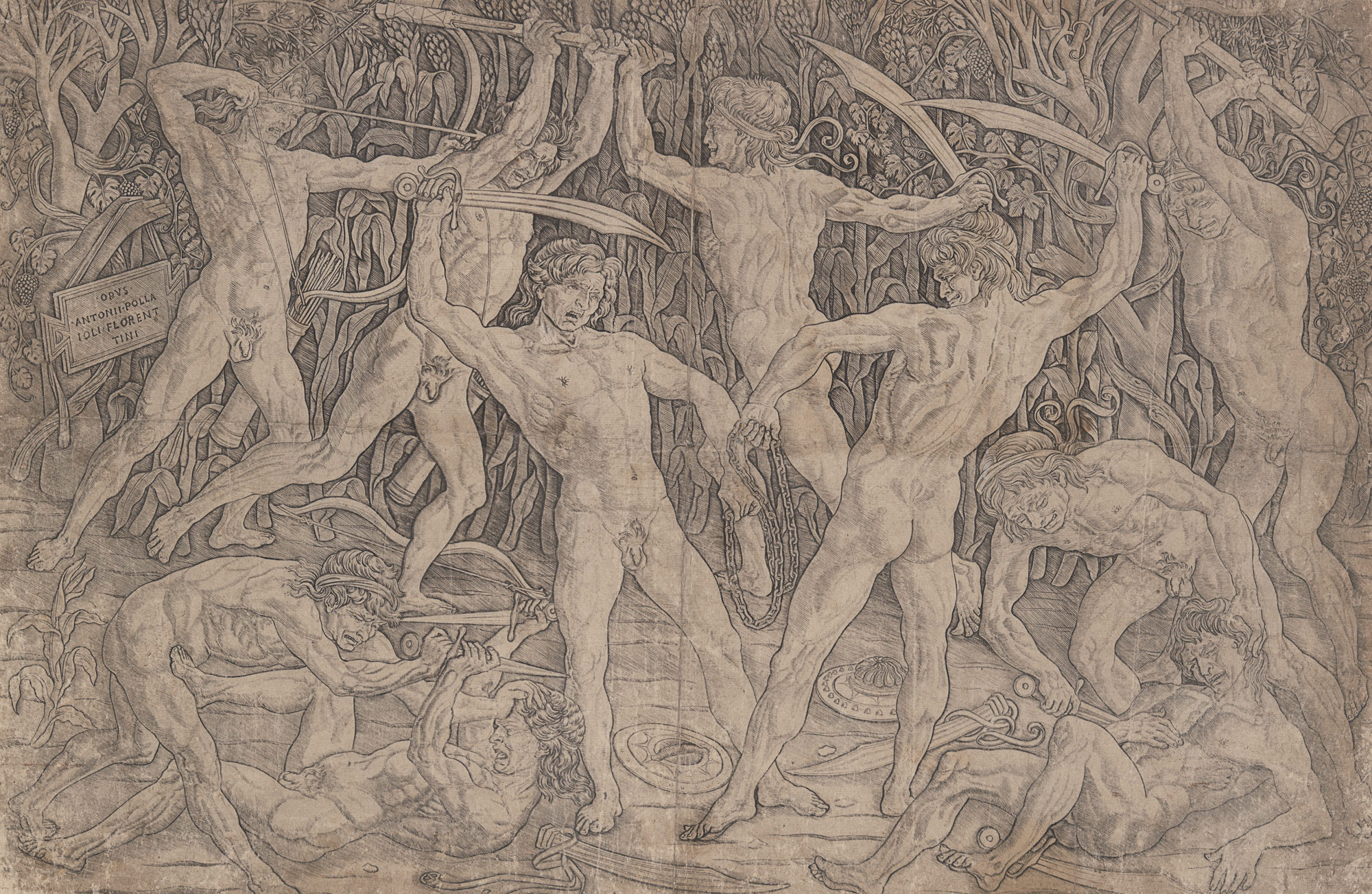 Battle of Naked Men 1465 Antonio Pollaiuolo Italian Florentine