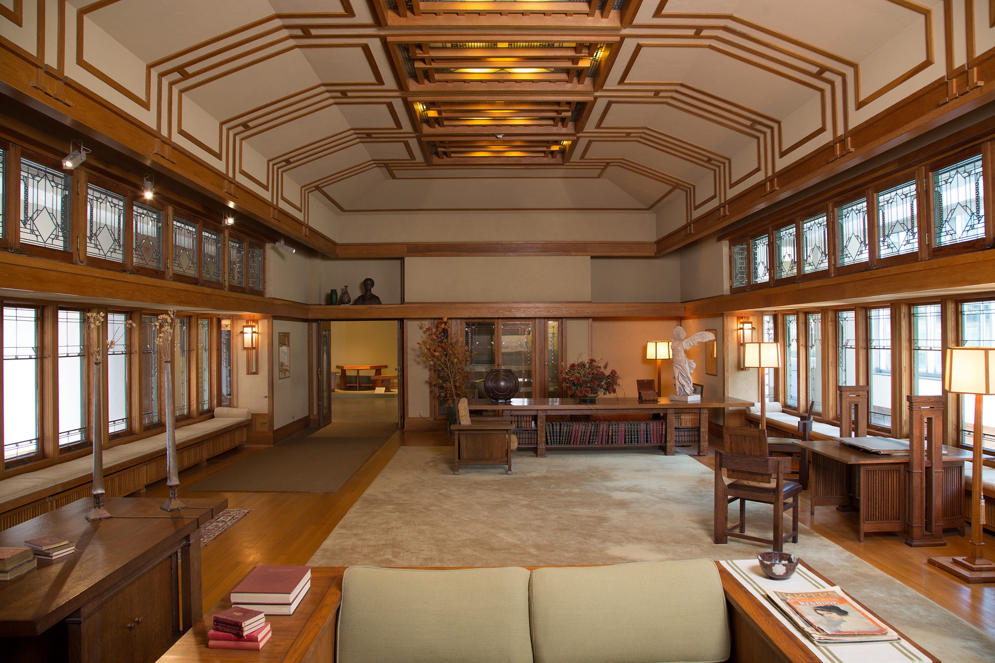 Living Room Frank Lloyd Wright Interiors