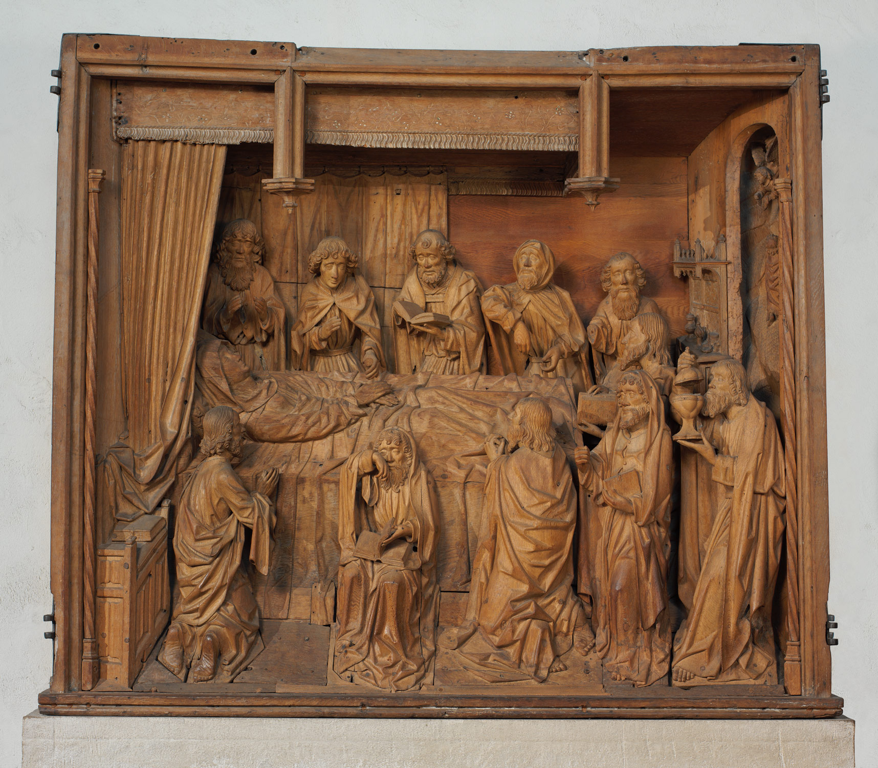 A Virgin Offering For The God Of Death The Death of the Virgin (The Dormition) | Workshop of Tilman Heysacker
