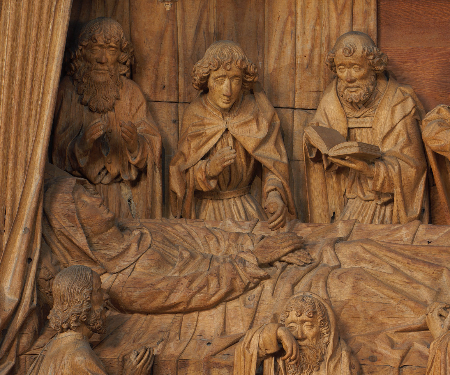 A Virgin Offering For The God Of Death The Death of the Virgin (The Dormition) | Workshop of Tilman Heysacker