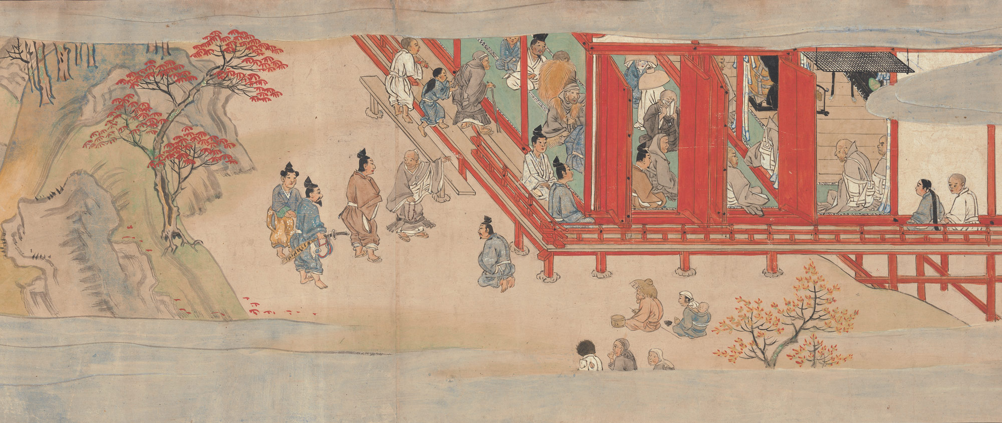 Scene from The Illustrated Legends of Jin’ōji Temple (Jin’ōji engi emaki)