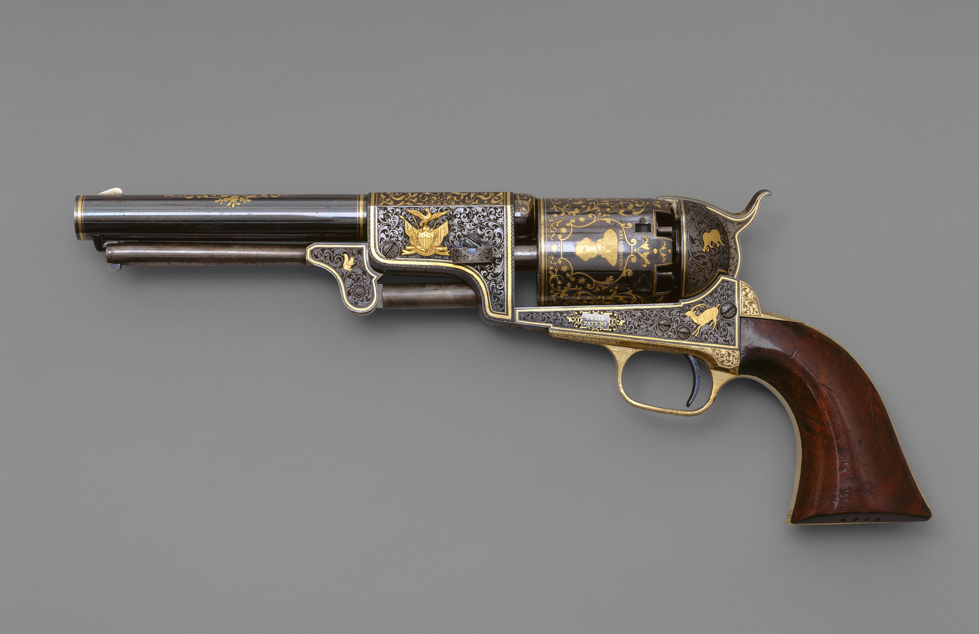 Colt Third Model Dragoon Percussion Revolver, Serial Number 12406