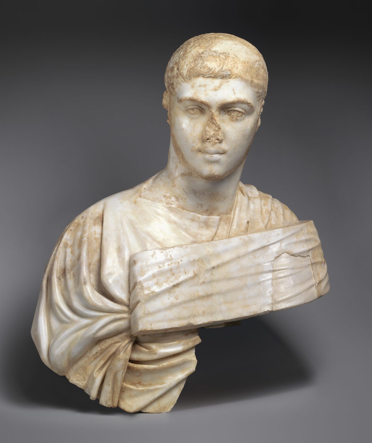 Marble portrait bust of Severus Alexander