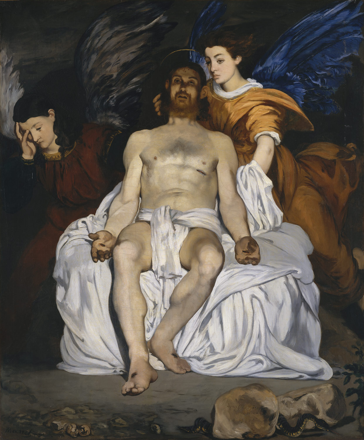 The Dead Christ with Angels