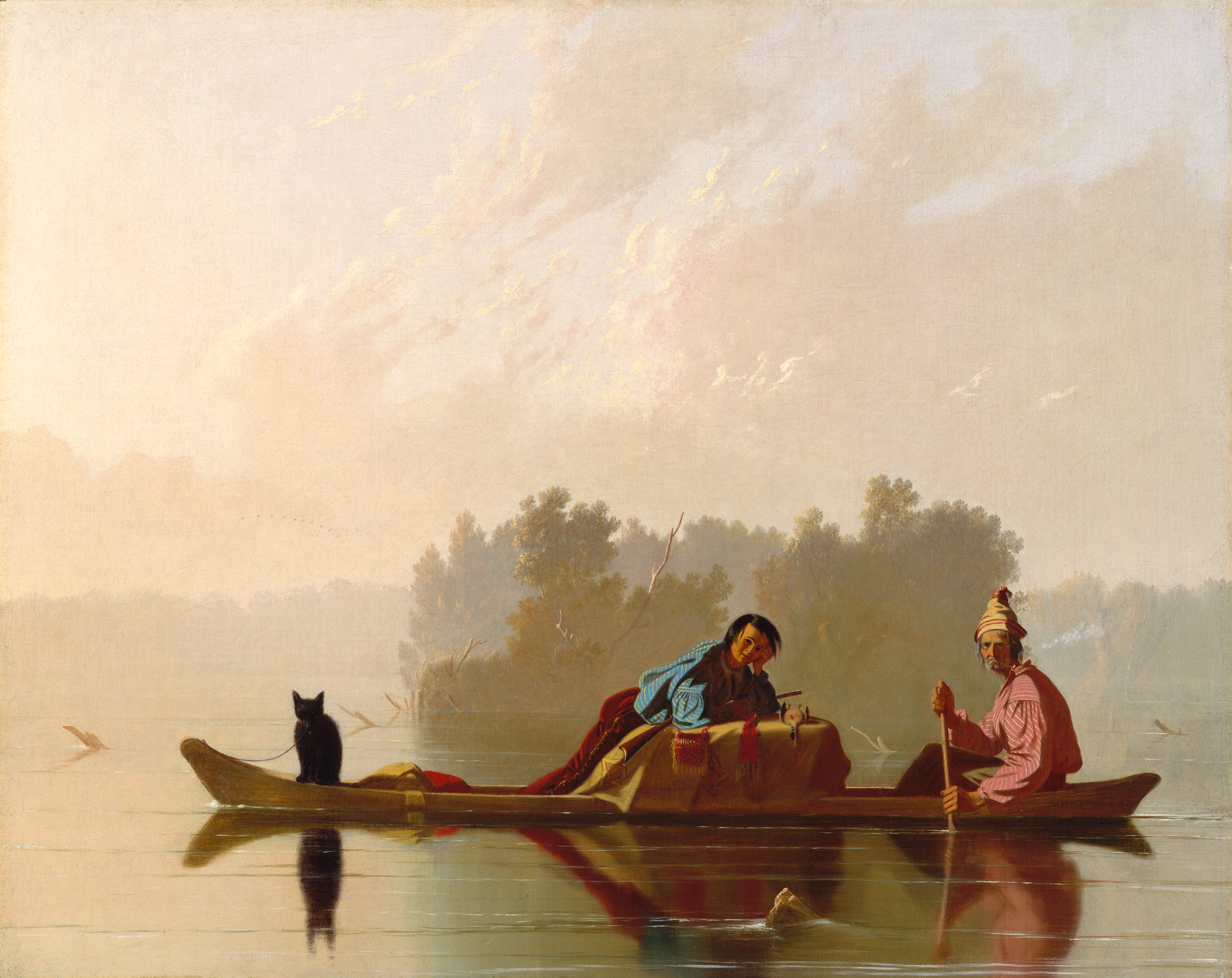 Fur Traders Descending the Missouri