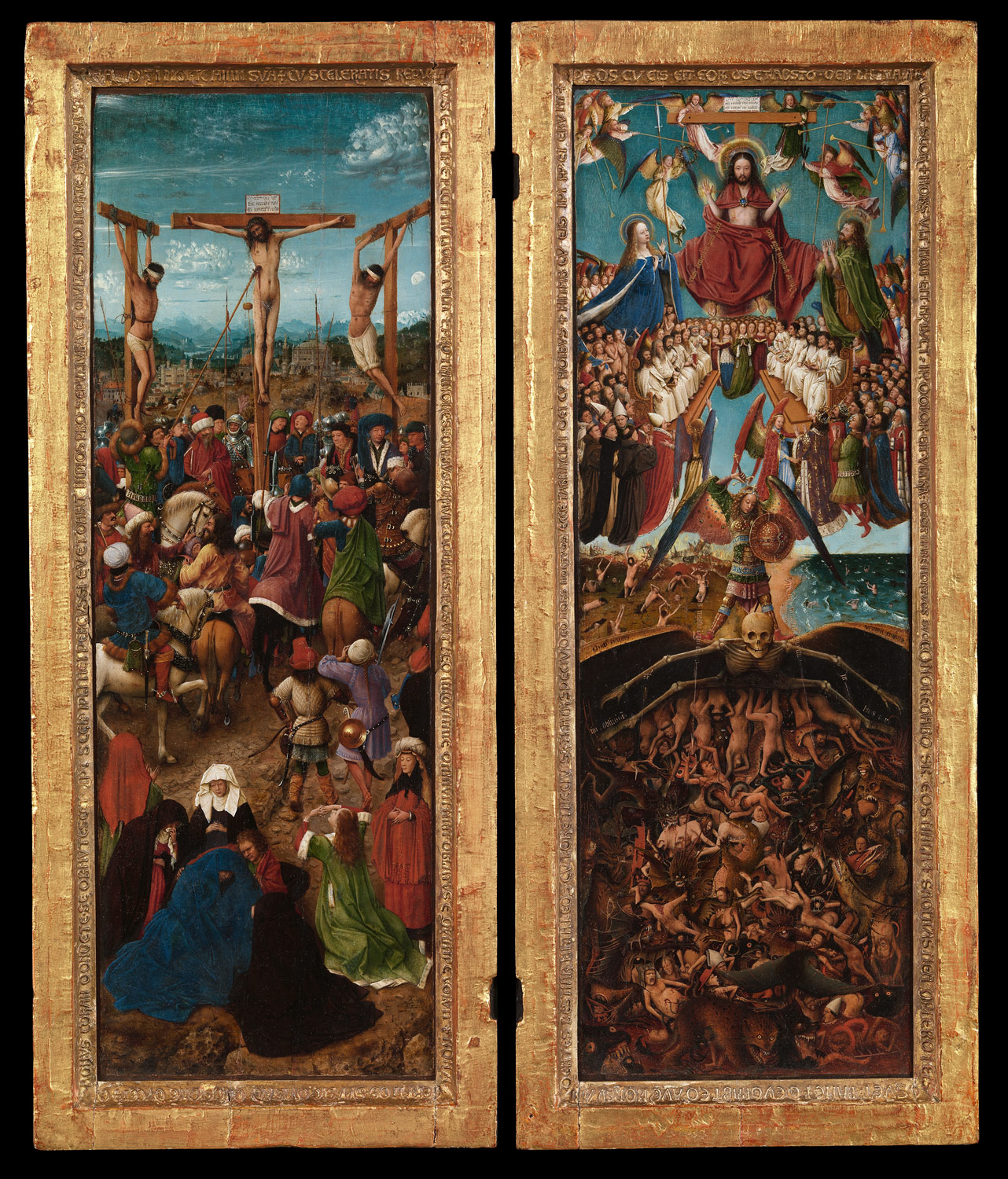 The Crucifixion; The Last Judgment