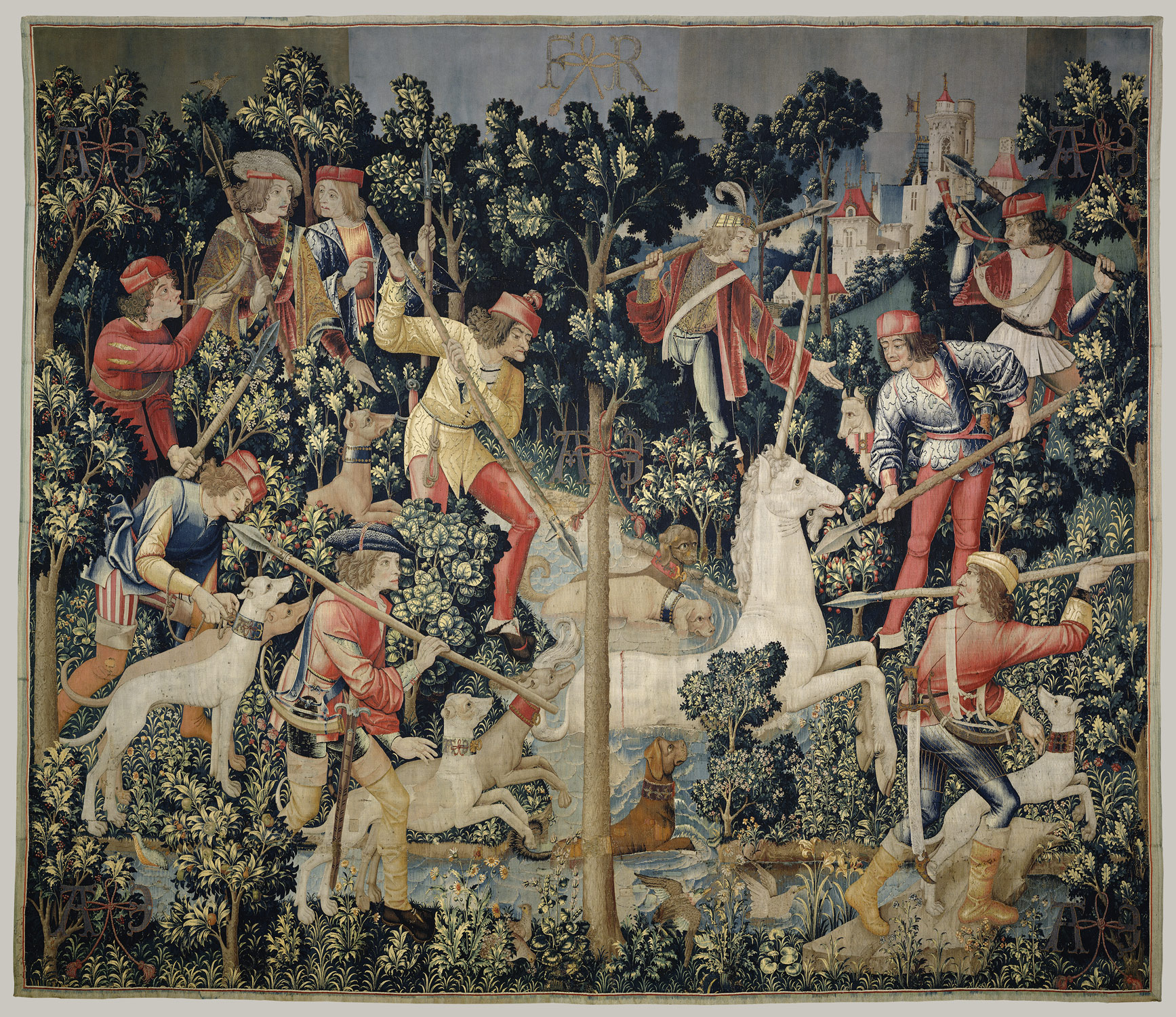 The Unicorn is Attacked (from the Unicorn Tapestries)